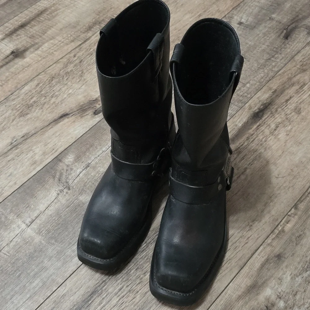 Harley-Davidson Men's Hustin Waterproof Motorcycle Boots